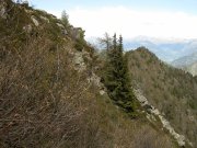 Inizio della discesa
nel vallone di Fiotte
(7639 bytes)